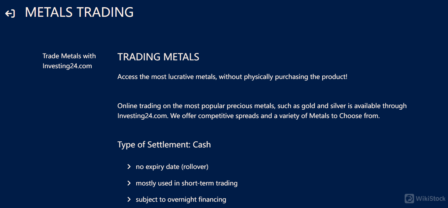 Metals Metals