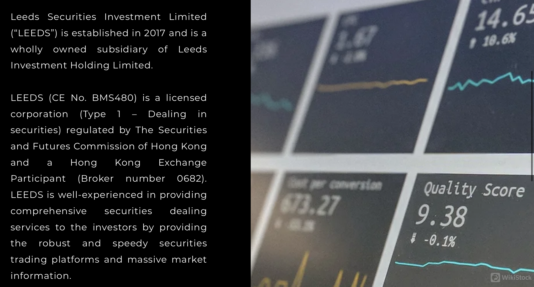 What are securities to trade with Leeds Securities?