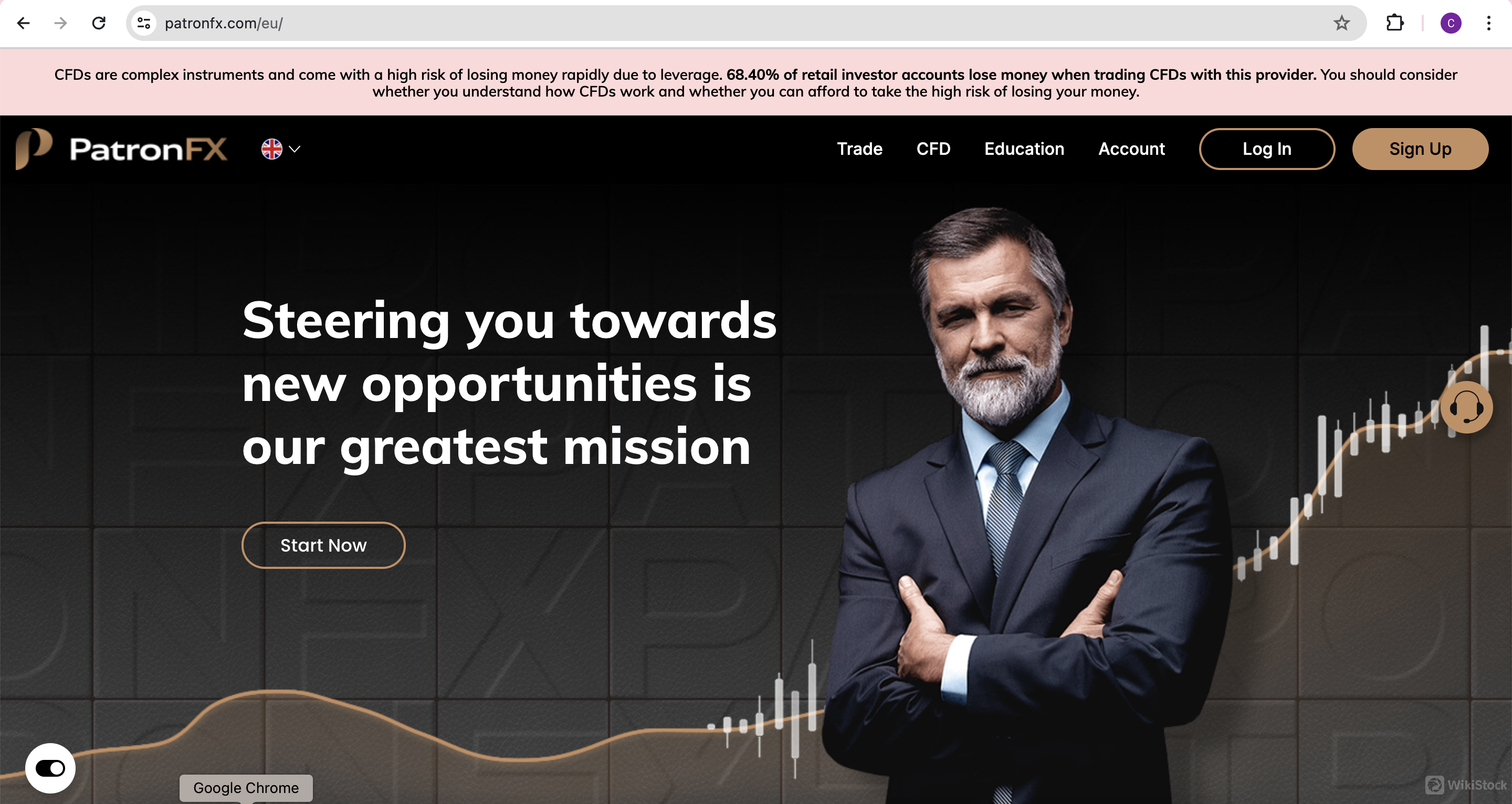 PatronFX's homepage PatronFX's homepage