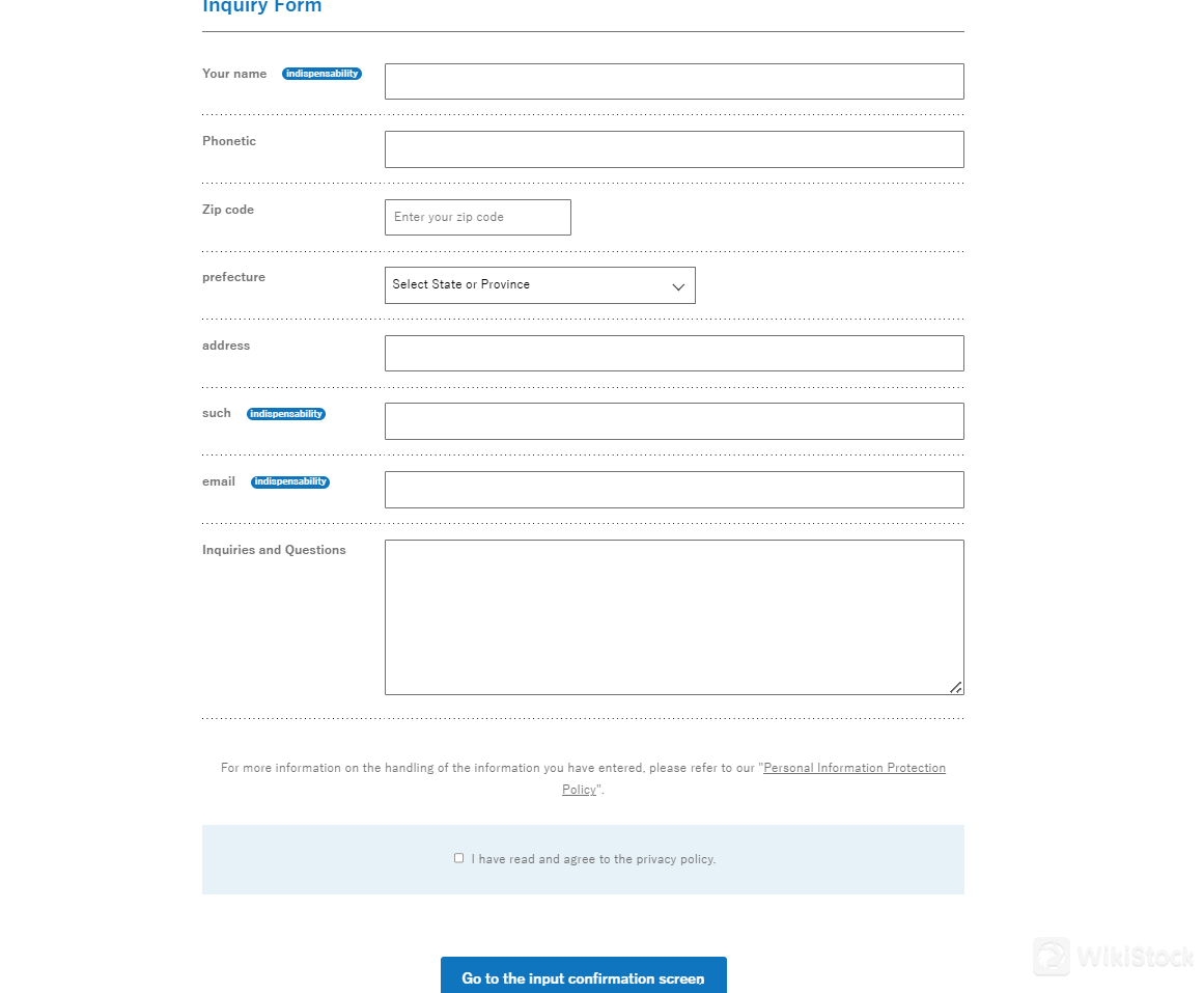 Contact form