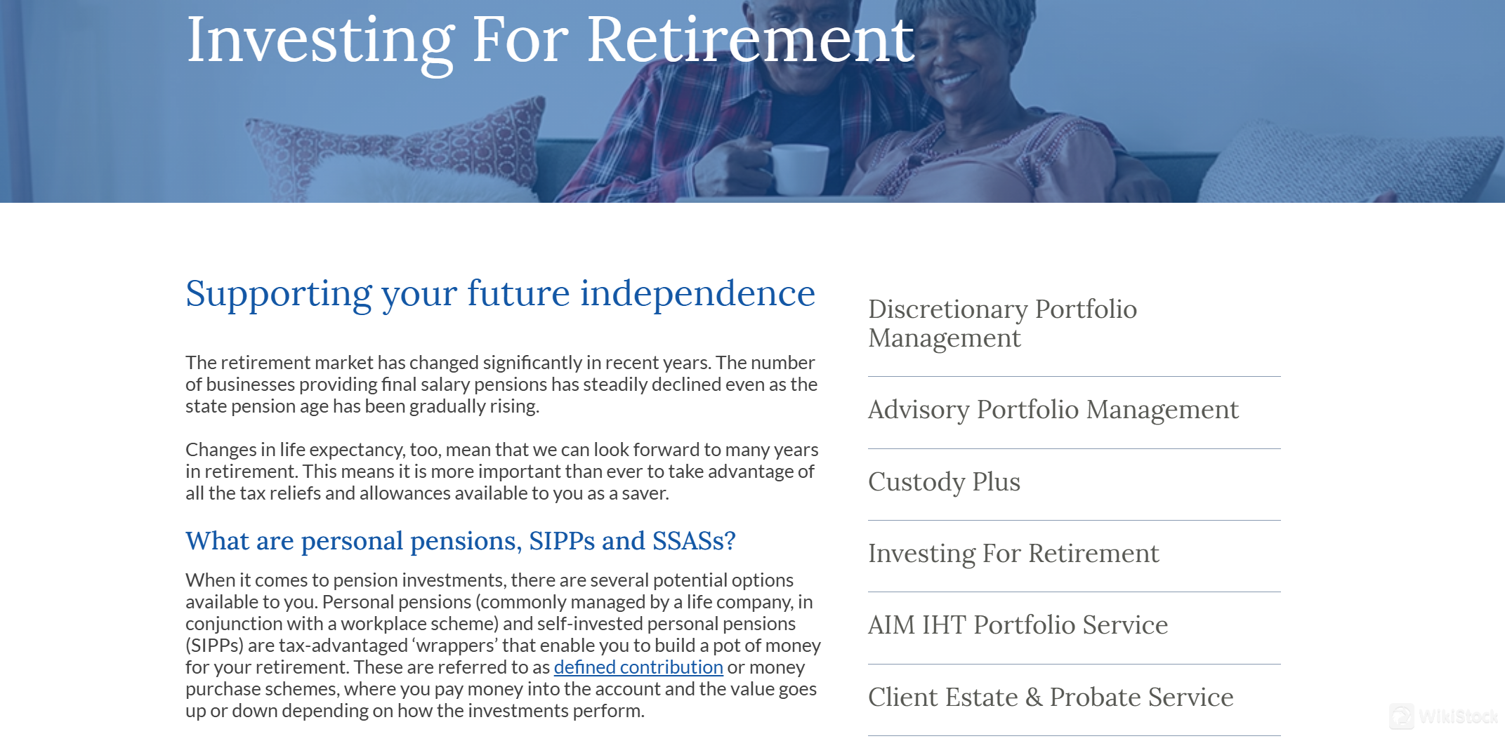 Investing for Retirement
