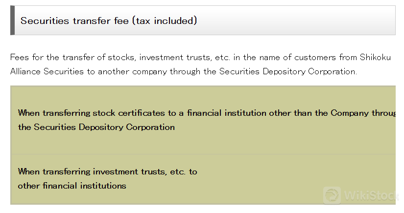 Bayad sa Securities Transfer