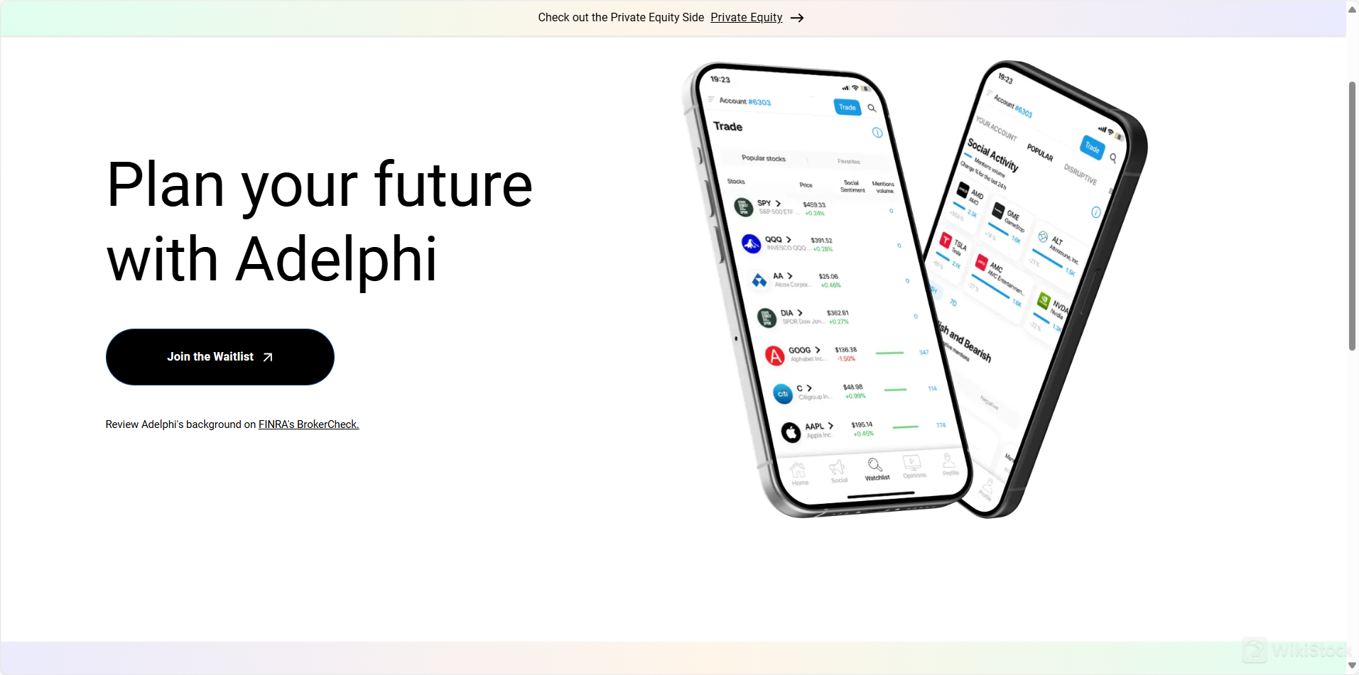 securities to trade with ADELPHI