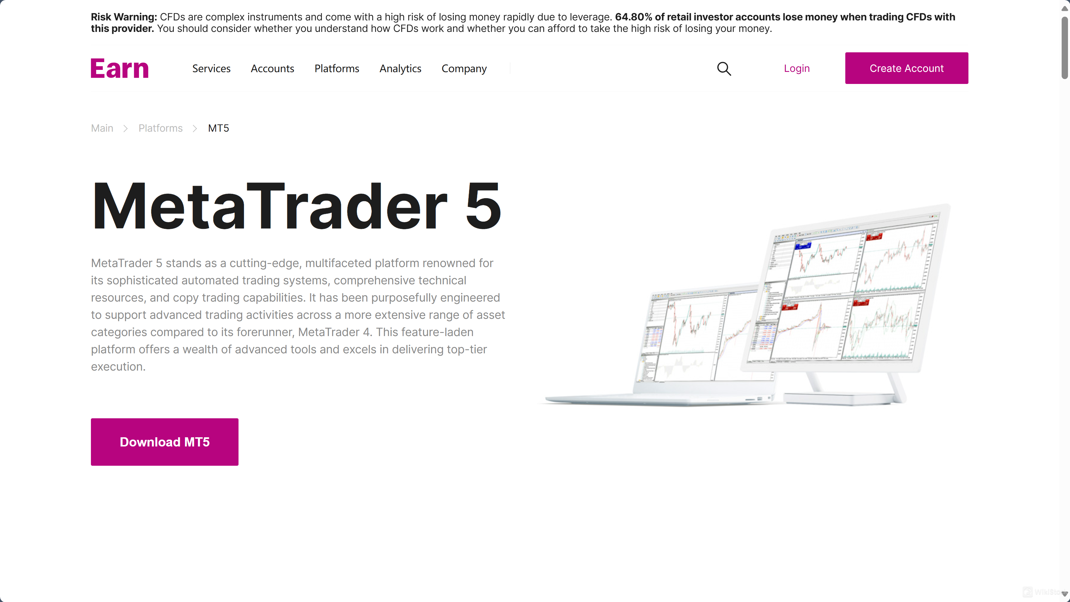 Ulasan Platform Perdagangan Earn