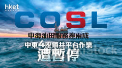 油服股｜中海油田服務挫兩成 中東4座鑽井平台作業遭暫停
