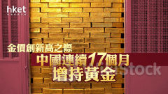 金價走勢｜金價創新高之際 中國連續17個月增持黃金