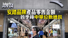 體育用品股｜安踏品牌產品零售金額首季錄中單位數增長 FILA品牌產品錄高單位數增長 安踏升近5%