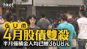 MPF｜GUM：4月股債雙殺 半月強積金人均蝕3608元 哪類基金跌幅較大？