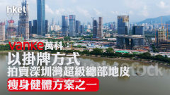 內房危機｜萬科以掛牌方式拍賣深圳灣超級總部地皮、存蝕讓風險 萬科：瘦身健體方案之一 股價跌逾4%