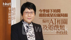 大行看法｜東方匯理財管趙頴妍：今季餘下時間港股或呈拉鋸局面 偏好AI相關及遊戲類科技股