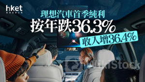 2015｜理想汽車績後急跌17.4% 首季純利按年跌36% 管理層：L7、L8、L9定單量持續增長、後續沒減價打算