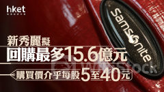 Samsonite｜新秀麗擬回購最多15.6億元 購買價介乎每股5至40元