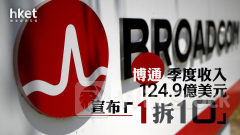 Broadcom業績｜博通AVGO緊隨英偉達步伐「1拆10」 季績勝預期、股價盤前升逾14%