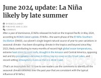 厄尔尼诺已经消亡！但极端高温、超级飓风的威胁依然存在