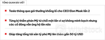 Elon Musk được thưởng 1.221.792.000.000.000 đồng!