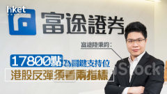 大行看法｜富途陸秉鈞：17800點為關鍵支持位 港股反彈須看兩指標