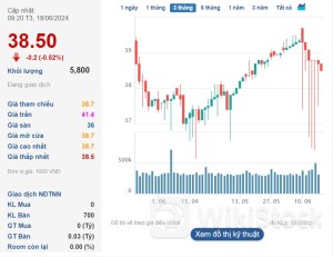 KOS: Cổ đất ổn định bậc nhất sàn chứng khoán bất ngờ rung lắc