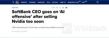 少赚1.1万亿元 孙正义认错：英伟达卖早了 “错过了一条大鱼”2024年06月24日 09:11来源：每日经济新闻 小中大东方财富APP方便，快捷 手机查看财经快讯专业，丰富一手掌握市场脉搏手机上阅读文章提示： 微信扫一扫分享到您的朋友圈