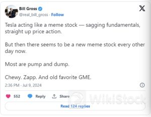 特斯拉股价连涨11天 “老债王”格罗斯：就像一只网红股