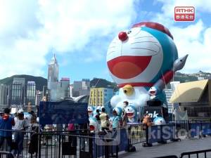 Doraemon fans flock to Tsim Sha Tsui exhibition