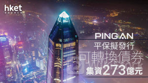 平保2318｜平保擬發行可轉換債券 集資273億元 股價跌4%