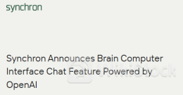 美国脑机公司开创先河：让OpenAI模型赋予患者交流能力2024年07月17日 03:39来源：财联社 小中大东方财富APP方便，快捷 手机查看财经快讯专业，丰富一手掌握市场脉搏手机上阅读文章提示： 微信扫一扫分享到您的朋友圈
