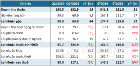 Chưa nhận 60 tỷ đồng cổ tức, DVP giảm 27% lãi ròng trong quý 2