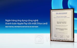 ACB: Ngân hàng ứng dụng công nghệ thanh toán Apple Pay tốt nhất