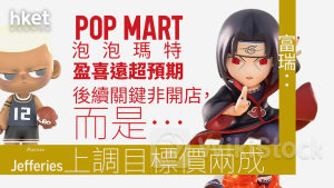 9992大行報告｜富瑞上調泡泡瑪特目標價 盈喜遠超市場原有高預期、後續關鍵非開店