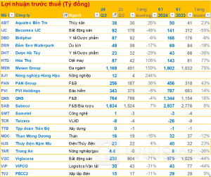 Cập nhật BCTC quý 2/2024 chiều ngày 26/7: Masan báo lãi trước thuế gấp 2,6 lần cùng kỳ, Viglacera lãi giảm 71%