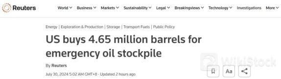 美国买入465万桶原油！多国紧急发声，有品种涨停！30年期国债期货再创新高