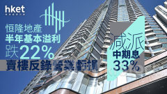 101業績｜恒隆地產跌穿「沙士底」 半年基本少賺22%、賣樓仍錄營業虧損 減派中期息33%